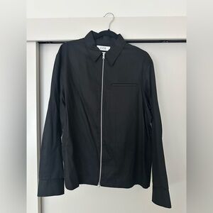 COS Twill Zip Up Shirt